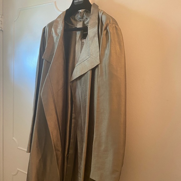 Giorgio Armani Jackets & Blazers - New Giorgio Armani Silk Coat